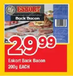 OK Grocer Eskort Back Bacon offer