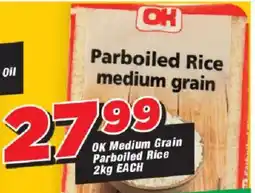 OK Grocer OK Medium Grain Parboiled Rice offer