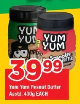 OK Grocer Yum Yum Peanut Butter Asstd. offer