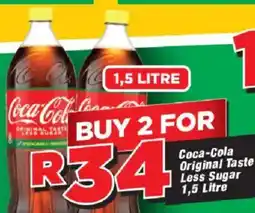OK Grocer Coca-Cola Original Taste Less Sugar offer