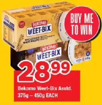 OK Grocer Bokomo Weet-Bix Asstd. offer