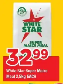 OK Grocer White Star Super Maize Meal offer