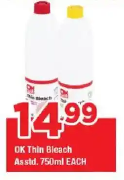 OK Grocer OK Thin Bleach offer