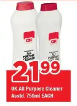 OK Grocer OK All Purpose Cleaner Asstd. offer