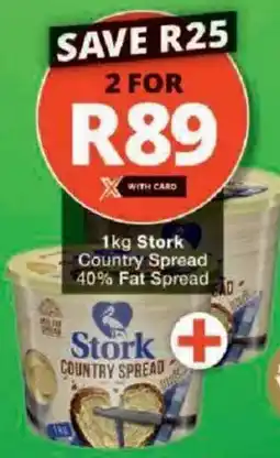 Checkers Hyper Stork Country Spread 40% Fat Spread offer