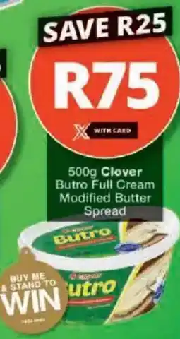 Checkers Hyper Clover Butro Full Cream Modified Butter Spread offer