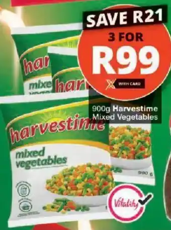 Checkers Hyper Harvestime Mixed Vegetables offer