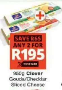 Checkers Hyper Clover Gouda/ Cheddar Sliced Cheese offer
