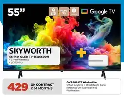 HiFi Corp Skyworth 55-inch QLED TV-55Q6600H offer