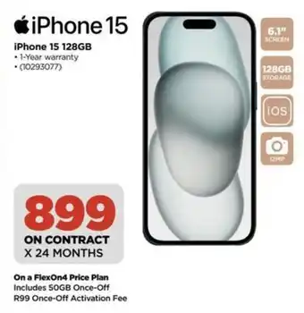 HiFi Corp iPhone 15 128GB offer