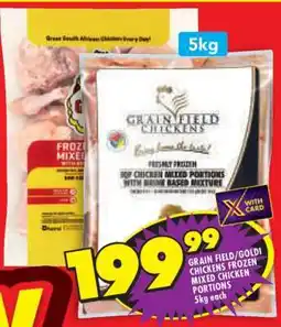 Shoprite GRAIN FIELD/GOLDI CHICKENS FROZEN MIXED CHICKEN PORTIONS offer