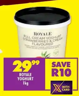 Shoprite ROYALE YOGHURT 1kg offer