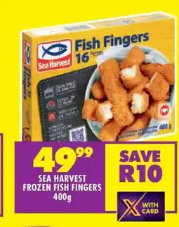 Shoprite SEA HARVEST FROZEN FISH FINGERS 400g offer
