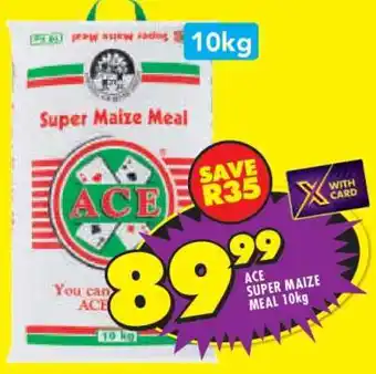 Shoprite ACE Super Maize Meal 10kg offer