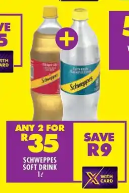 Shoprite SCHWEPPES SOFT DRINK 1ℓ offer