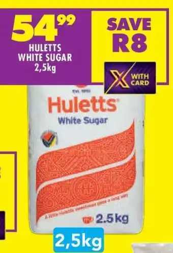 Shoprite Huletts White Sugar 2.5kg offer