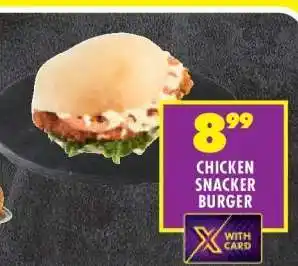 Shoprite CHICKEN SNACKER BURGER offer