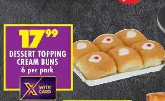 Shoprite DESSERT TOPPING CREAM BUNS offer