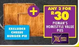 Shoprite PIEMAN'S HOMESTYLE VALUE PIES offer