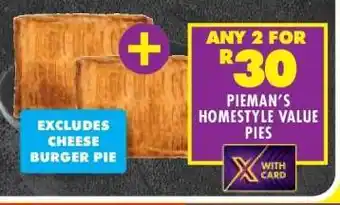 Shoprite PIEMAN'S HOMESTYLE VALUE PIES offer