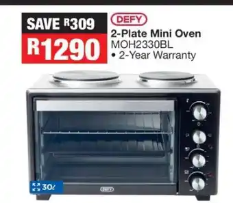OK Furniture Defy 2-Plate Mini Oven offer