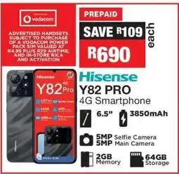 OK Furniture Hisense Y82 Pro 4G Smartphone offer