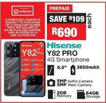 OK Furniture Hisense Y82 Pro 4G Smartphone offer