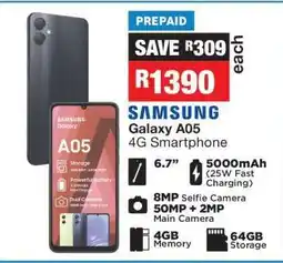 OK Furniture Samsung Galaxy A05 4G Smartphone offer