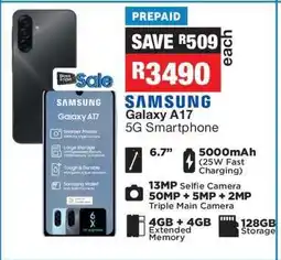 OK Furniture Samsung Galaxy A17 5G Smartphone offer