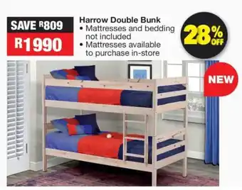 OK Furniture Harrow Double Bunk offer