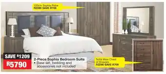 2-Piece Sophia Bedroom Suite