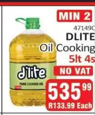 KitKat Cash and Carry DLITE Pure Cooking Oil offer