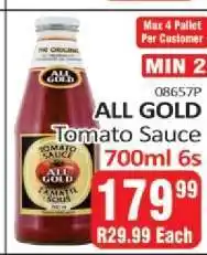 KitKat Cash and Carry ALL GOLD Tomato Sauce offer