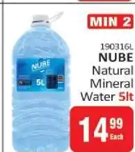 KitKat Cash and Carry NUBE Natural Mineral Water 5lt offer