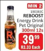 KitKat Cash and Carry REBOOST Energy Drink Pet Original offer