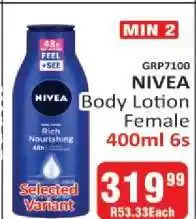 KitKat Cash and Carry NIVEA Body Lotion Female offer
