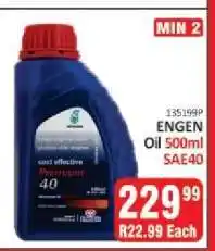 KitKat Cash and Carry ENGEN Oil 500ml SAE40 offer