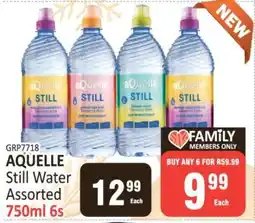 KitKat Cash and Carry AQUELLE Still Water Assorted 750ml 6s offer