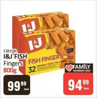KitKat Cash and Carry I&J FISH Fingers 800g offer