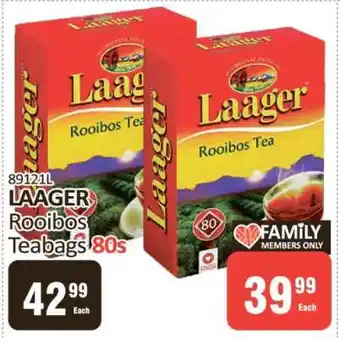 KitKat Cash and Carry LAAGER Rooibos Teabags 80s offer