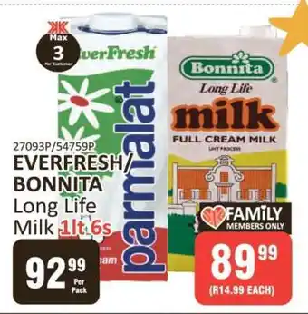 KitKat Cash and Carry EVERFRESH/BONNITA Long Life Milk offer