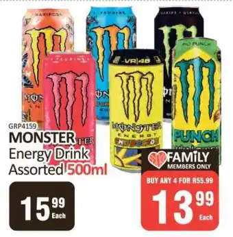 KitKat Cash and Carry Monster Energy Drink Assorted 500ml offer