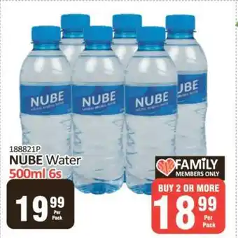 KitKat Cash and Carry NUBE Water 500ml 6s offer