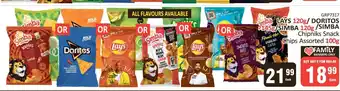 KitKat Cash and Carry LAYS 120g / DORITOS / SIMBA 120g / Chipniks Snack Chips Assorted 100g offer
