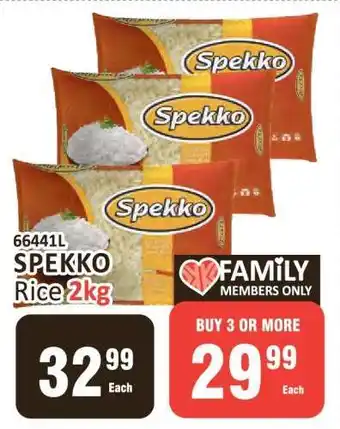 KitKat Cash and Carry Spekko Rice 2kg offer