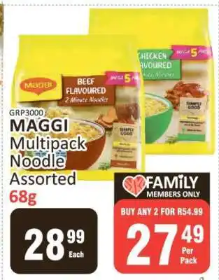 KitKat Cash and Carry MAGGI Multipack Noodle Assorted 68g offer