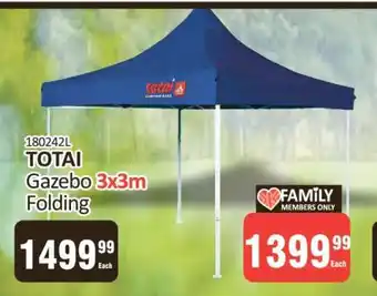 KitKat Cash and Carry TOTAI Gazebo 3x3m Folding offer