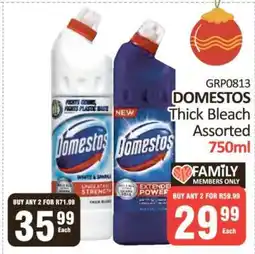 KitKat Cash and Carry Domestos Thick Bleach Assorted 750ml offer