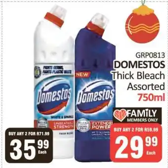 KitKat Cash and Carry Domestos Thick Bleach Assorted 750ml offer