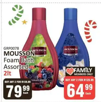 KitKat Cash and Carry MOUSSON Foam Bath Assorted 2lt offer